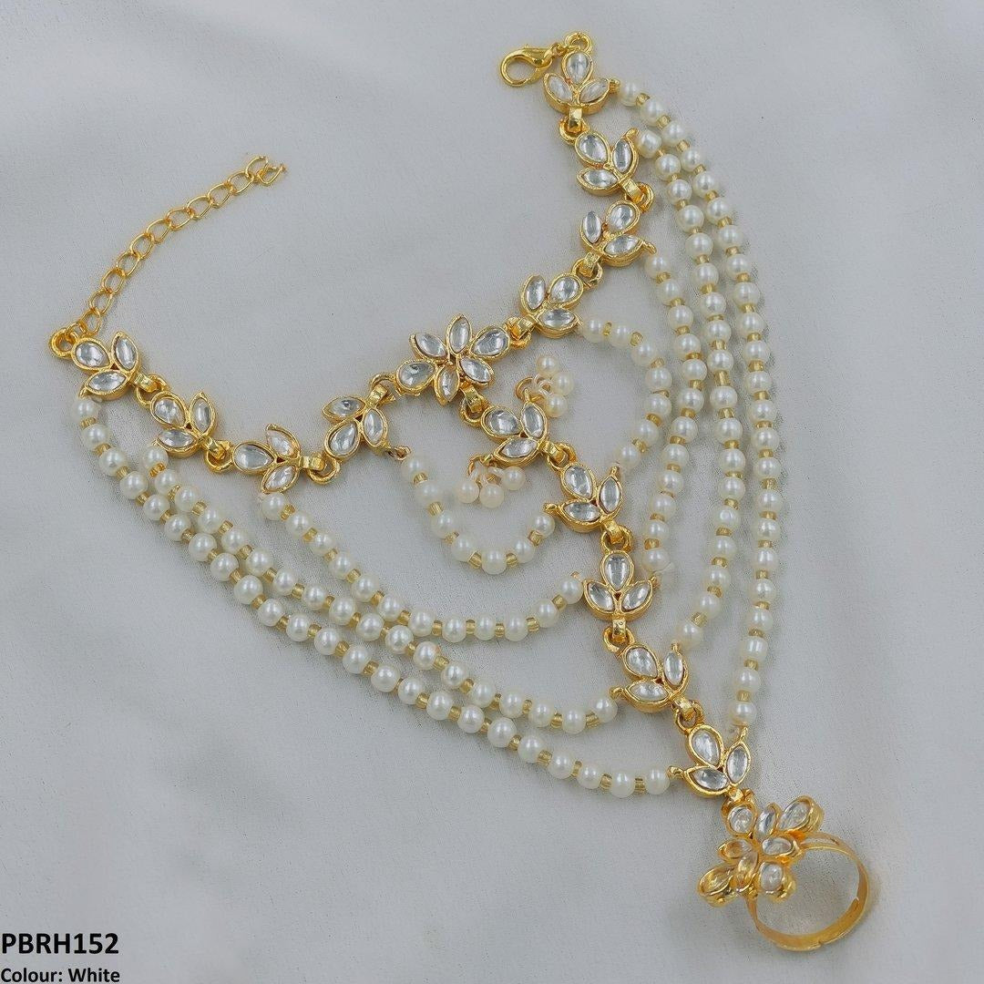 Pearl Flower Angla Bracelet Adjustable